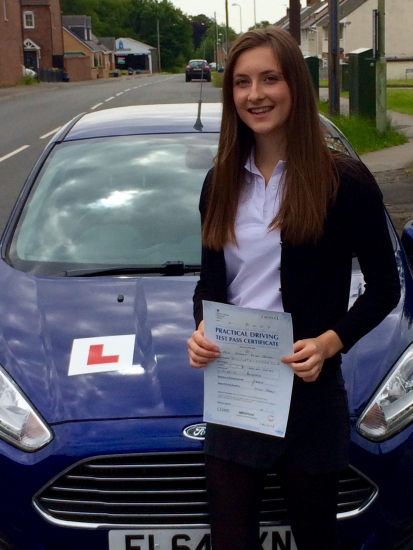 Thanks for getting me through my test you were a great instructor we always had a laugh on our lessons