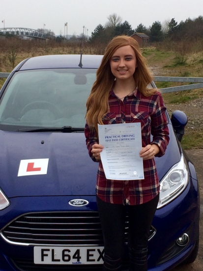 Thank you so much Peter so happy with my pass: thoroughly enjoyed the lessons and my confidence with driving improved so much with you as an instructor lots of patience and good methods that I can use when Iacute;m on the road in my own car Would highly recommend to anyone looking to learn
