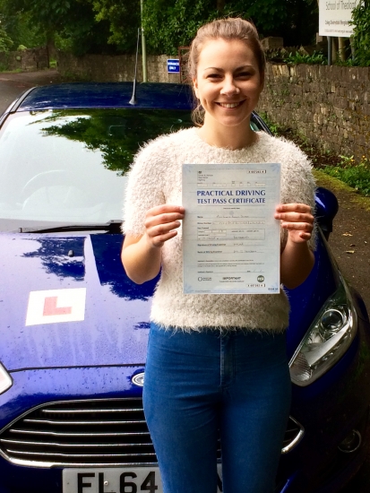 Yeyyy So happy Iacute;ve passed : Thanks again Pete Really couldnacute;t have done it without you Always had such a good time on our lessons you really helped me and gave me the confidence I needed and had always been lacking You were always really patient with me and always took the time to make sure I understood everything was a great help Thanks again Hopefully see you on the road s