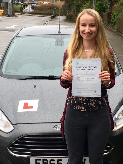 Thank you very much for all your hard work Pete I really enjoyed each lesson and you were great at finding techniques of teaching that suited me You really helped build my confidence as a driver Thanks again See you around :