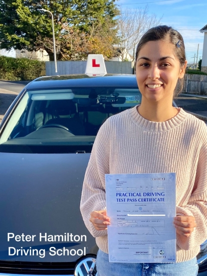 Thank you so much for all your help and support during my driving lessons. You were very patience with me as I was a nervous driver and helped me build my confidence 😊 Highly recommend you!
