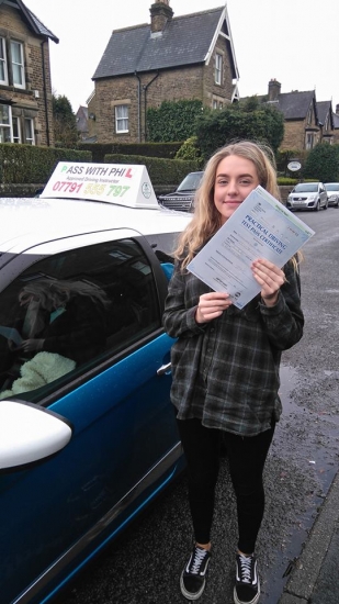 Yayyy another 1st time pass :<br />
<br />
Huge congratulations to Alex who passed her driving test today in Buxton27th Februaryat the first attempt and with only 7 driver faults Given that your first test had to be terminated by the examiner because someone ran into youthe other drivers fault and also today that you are very poorly youacute;ve done absolutely amazing<br />
<br />
Itacute;s been an absolute 