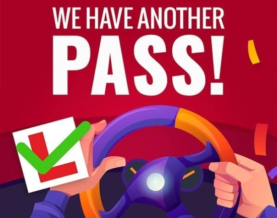 YESSSSS, 2 on the trott !<br />
Another 1st time pass this time for Libby who passed today and who also joins my exclusive club of passing both theory and driving test 1st time. Shes a bit shy, so no photo 😞<br />
Its been an absolute pleasure taking you for lessons, enjoy your independence and stay safe 👏👏👏👏