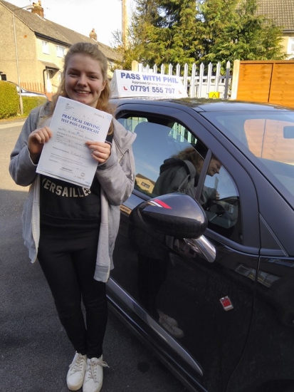 Huge congratulations to Beth who passed her test this morning in Buxton at the first attempt and with only 2 driver faults She joins the exclusive club of passing both theory and driving test first time Itacute;s been great helping you achieve your goal Enjoy your independence and stay safe