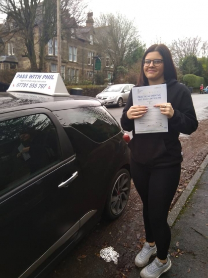 First test of 2019, first pass of 2019. Huge congratulations go to Chloe, who passed her test today in Buxton. Well done, all the hard work paid off. Its been an absolute pleasure taking you for lessons. Enjoy your independence and stay safe.