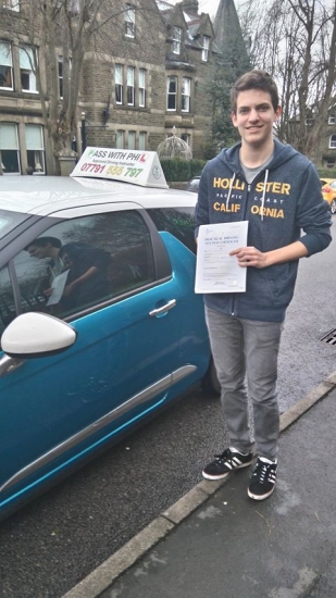 Another 1st time pass today this time for Dan who had a great drive and only got 6 driver faults He joins the exclusive club of passing both theory and practical tests first time Itacute;s been an absolute pleasure taking you for lessons and helping you achieve your goal Enjoy your independence and stay safe