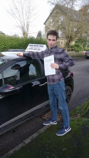 A fantastic first time pass for Isaac today in Buxton25th Januaryand with only 4 driver faults A great drive well done He joins the exclusive club of passing both theory and driving test first time Itacute;s been an absolute pleasure taking you for lessons and helping you achieve your goal Enjoy your independence and stay safe