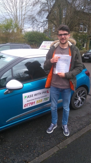 Out with the green and in with the pink Congratulations to Jack who passed his driving test this morning in Buxton 5th April at the first attempt and with only 4 driver faults He joins the exclusive club of passing both theory and driving tests first time Itacute;s been an absolute pleasure taking you for lessons Enjoy your independence and stay safe