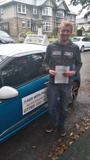 Huge congratulations to my son Jake on passing his driving test this morning in Buxton5th September and with only 2 driver faults Finally overcame the nerves and panic to hold it together and have a really good drive And as I say to all those that pass<br />
<br />
Itacute;s been an absolute pleasure taking you for lessons and helping you achieve your goal Enjoy your independence and stay safe<br />
<br />
Wel