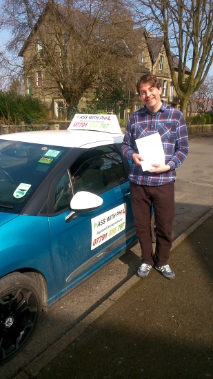 Massive congratulations to Karl who passed his driving test today in Buxton and with only 1 driver fault A fantastic drive and fully deserved well done Itacute;s been an absolute pleasure meeting you and helping you achieve your goal Enjoy your independence and stay safe