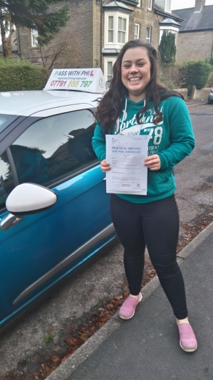 Huge congratulations to Lily who passed her test today in Buxton and with only 1 driver fault amazing well done<br />
<br />
Itacute;s been an absolute pleasure taking you for lessons and helping you achieve your goal Enjoy your independence and stay safe