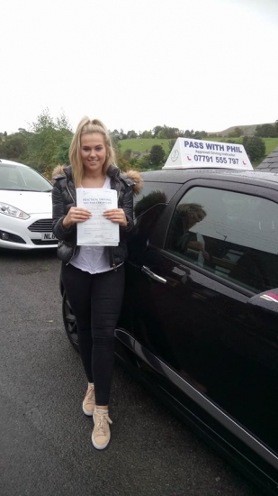 Huge congratulations go to Lucinda who passed her driving test today in Buxton and with only 2 driver faults a great drive well done Itacute;s been an absolute pleasure taking you for lessons and helping you achieve your goal Enjoy your independence and stay safe