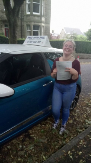Massive congratulations to Lucy who passed her driving test today in Buxton at the first attempt and with only 4 driver faults She joins the exclusive club of passing both theory and driving test first time<br />
<br />
Itacute;s been an absolute pleasure taking you for lessons enjoy your independence and stay safe
