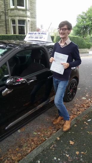 Huge congratulations go Matt who passed his driving test today in Buxton at the first attempt and with only 2 driver faults A milestone for me as Matt becomes my 100th test pass since I started as a driving instructor<br />
<br />
Itacute;s been an absolute pleasure taking you for lessons and helping you achieve your goal Enjoy your independence and stay safe