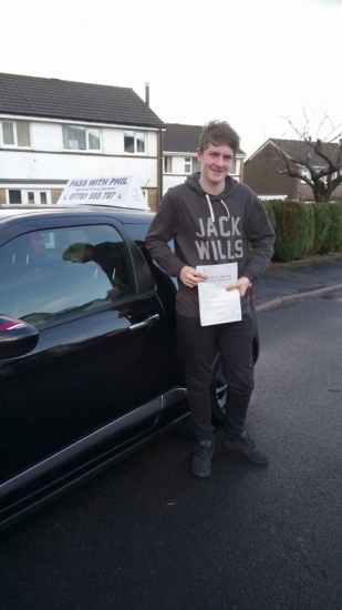 Massive congratulations to Matt who passed his driving test today in Buxton at the first attempt He joins the exclusive club of passing both theory and driving test first time and matches his brother James who also passed with me 18 months ago Itacute;s been an absolute pleasure taking you for lessons Enjoy your independence and stay safe
