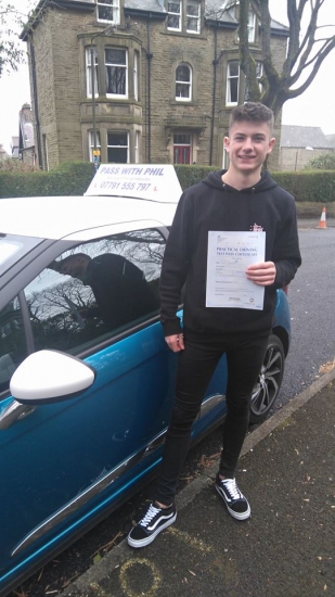 Massive congratulations to Max who passed his driving test today in Buxton7th April and with only 5 driver faults Itacute;s been an absolute pleasure taking you for lessons and helping you achieve your goal Enjoy your independence and stay safe