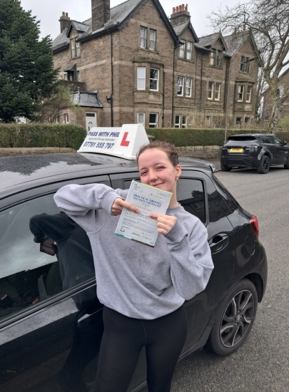Thank you so much to Megan, who has sent me this lovely review after passing her test yesterday. 😊<br />
Highly recommend phil as your instructor! As a really nervous driver i couldn’t have picked anyone better. He is so reassuring (and funny) and he’s made me way more confident in my driving, i would definitely still be crying over a hill start if it wasn’t for him 😊