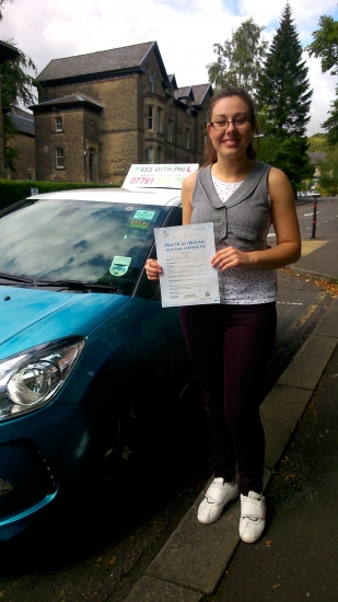 Massive congratulations to Natalie who passed her test in Buxton this morning 20th August A great drive well done Another to join that exclusive club of passing theory and driving test first timeEnjoy your independence take care and stay safe