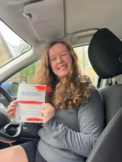 Huge congratulations go to Rachel, who passed her driving test today in Buxton and with only 2 driver faults.<br />
<br />
She completes a hat trick of passes for the week and a great end to the end of June.<br />
<br />
It´s been an absolute pleasure taking you for lessons, enjoy your independence and stay safe 👏👏👏