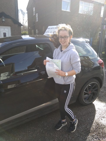 FIRST TIME PASS 😁<br />
Huge congratulations to Zoe, who passed her driving test today in Buxton at the first attempt. Well done, great drive. Its been an absolute pleasure taking you for lessons. Enjoy your independence and stay safe.