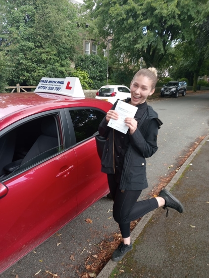 Huge congratulations go to Chloe D, who after getting stuck in a bit of traffic due to the constant roadworks, passed her driving test today with just a few driver faults.<br />
<br />
Well done you, the rescue remedy worked 😁<br />
It´s been an absolute pleasure taking you for lessons, enjoy your independence and stay safe 👏👏👏