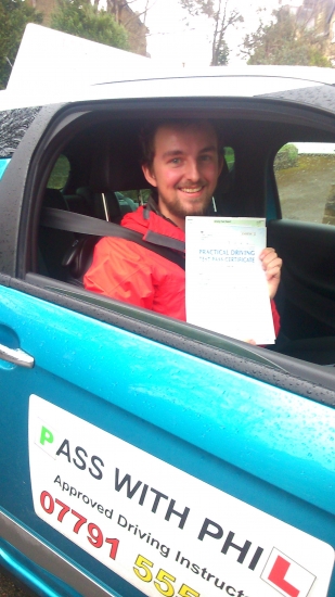 Massive congratulations go to Tom who passed his driving test in Buxton this morning 1st April at the first attempt Great drive Tom well done Been great meeting you and helping you achieve your goal Take care and stay safe