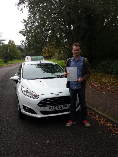 Alex Walker thrilled to be holding his Pass Certificate after passing his test today The examiner praised Alex for a safe smooth and confident drive with only 1 driver fault A superb result purely from sheer determination and hard work following a bad experience in his first few driving lessons with another Driving School Its never easy combining studying for a degree in your final year and