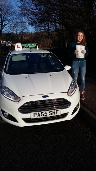 Ania Doughty so delighted to be holding her Pass Certificate after passing her test first time today The examiner commented on such a high standard of drive with only one driver fault A fantastic result purely from sheer determination taking on board any advice constructively and a modest positive attitude to do well Congratulations and well done again Enjoy your driving and keep safe Sa