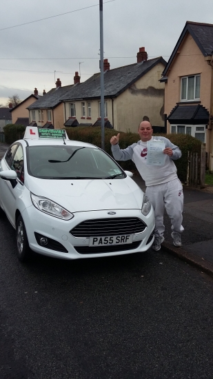 Darren Sheppard chuffed to be holding his Pass Certificate after passing his test first time today A safe confident drive with few driver faults demonstrating excellent car control and negotiating Cardiffacute;s rush hour traffic A great reward after taking on board advice and working hard Congratulations again and well done Enjoy your driving and good luck with your career Keep safe an