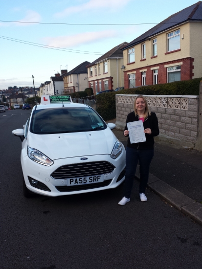 Emma Woodward so pleased and shocked to be holding her Pass Certificate after passing her test today A lovely safe drive with only 2 driver faults A fantastic achievement as a result of a tremendous attitude to lessons and learning including mastering the left reverse which she proved she could do today Emma was rewarded for her patience after her original test was cancelled It was a pleas