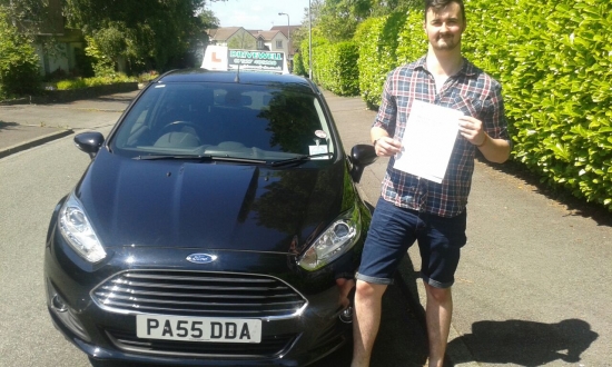 Eoin Cremin delighted to be holding his Pass Certificate after passing his test first time today A brilliant safe and confident drive demonstrating excellent car control As a result it was a faultless drive The examiner congratulated Eoin and Salvina on such high standards achieving a CLEAN SHEET which is very rare - no faults Congratulations and well done again Salvina 190615