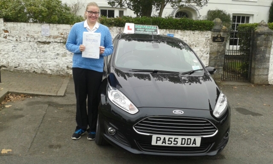 Erin Brennan clearly delighted to be holding her Pass Certificate after passing her test first time today A brilliant drive with only one driver fault This was a fantastic reward of all her hard work and determination to succeed Congratulations amp; well done again Enjoy your driving Salvina 10th February 2015