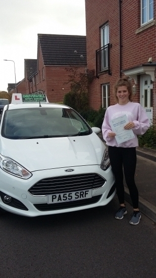 Freya Oliver so thrilled to be holding her Pass Certificate after passing first time today A safe and confident drive with only a few driver faults A great result from plenty of private practise with dad Freya always did her best on lessons listening to any advice and striving to improve She joins her brother passing first time with Drivewell Driving Academy 3 years ago this month Congrat
