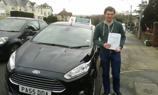 A very modest Giuseppe Schiavo thrilled to be holding his Pass certificate after passing his driving test todayA safe and confident drive with only a few driver faults Giuseppe took his driving lessons seriously worked hard and was always trying to improve A pleasure to teach Congratulations and well done again Hope to see you on the road in your car soon Salvina 8th February 2016