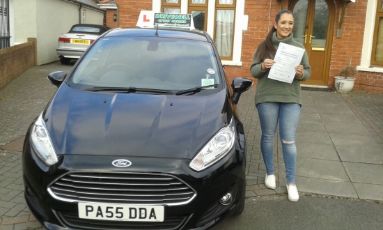 Grace Palladino really thrilled to be holding her Pass Certificate after passing her Driving Test today with only 2 driver faults Grace was a good listener worked extremely hard and despite not feeling well she was determined to do well and produced an exceptional smooth and confident drive Congratulations and well done again Enjoy your Pass Plus and looking forward to seeing you driving your 