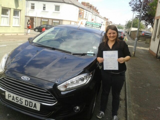Gwennan Hardy delighted holding her Pass Certificate after passing her test first time today A super drive with only a few driver faults with the added pressure of a Trainee Examiner observing in the back It is never easy combining Uni work with lessons but you did well juggling timetables and learning Congratulations and well done again Good luck for safe driving and enjoy it when you go