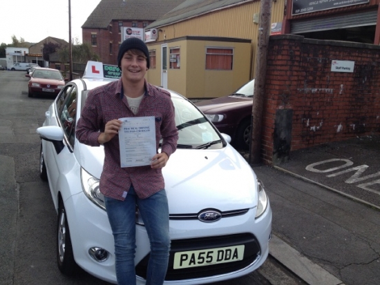 Proudly holding his Pass Certificate OCT 2012