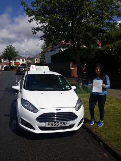 Joanna Cooney over the moon to be holding her Pass Certificate after passing her test today A great drive with only 3 driver faults A super reward after listening and taking on board advice during lessons and juggling lessons with studying for A Levels to drive both confidently and safely even negotiating Gabalfa roundabout on her test Congratulations and well done again Hope to see you for
