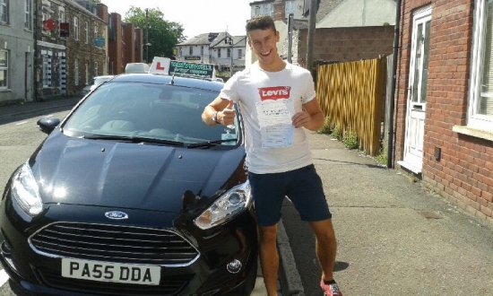 Josh Berkeley proudly holding his Pass Certificate today after a brilliant drive with only 2 driver faults A great result from taking learning seriously listening to Salvina and working hard Congratulations and well done again Salvina 5th August 2014