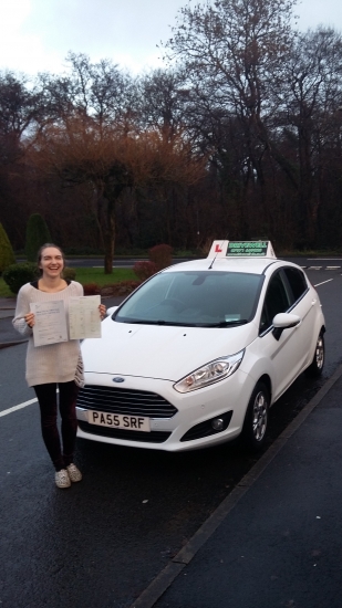 Julia Britton absolutely overwhelmed to be holding her Pass Certificate after passing her driving test today The examiner complimented her on an outstanding drive obtaining a rare CLEAN SHEET - thatacute;s no faults A fantastic result from hard work determination private practice always trying to do her best Julia was a pleasure to teach having a positive attitude to learningCongratula