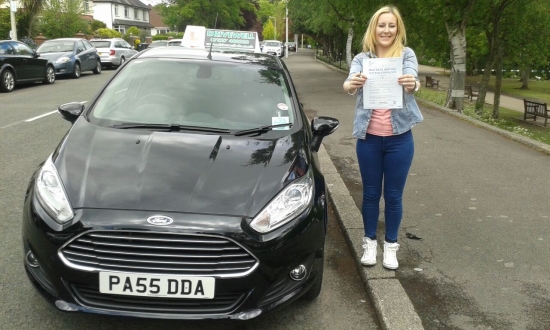 Kirsty Pannu clearly delighted to be holding her Pass certificate after passing her test first time today An excellent safe confident drive with only 2 driver faults A well deserved result following such a positive attitude to both learning and continuously striving to improve on lessons Congratulations and well done again Enjoy your driving and keep safe Salvina amp; Sarah 20th May 201