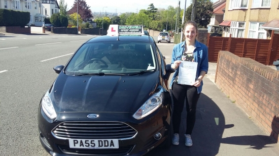 Sofia Schiavo so pleased to be holding her Pass Certificate after passing her test first time Sofia worked extremely hard always trying her best and displayed a fantastic drive with only 2 driver faults Congratulations and well done again Looking forward to some more positive and enjoyable lessons when I see her soon for Pass Plus Salvina Drivewell Driving Academy 2nd May 2017