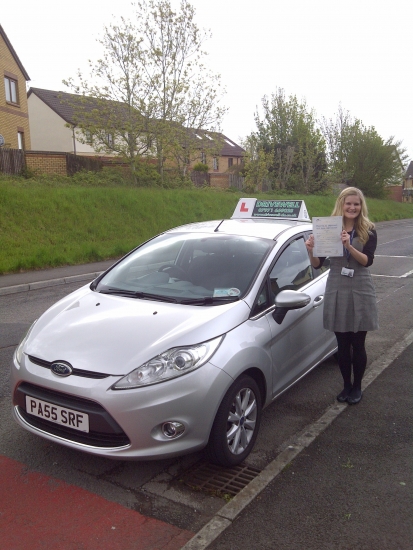 Holly North proudly holding her Pass Certificate after passing her Driving Test today A fantastic drive to witness with only one driver fault A great result after all your determination and positive attitude and rising to the challenge Congratulations again and I look forward to seeing you for Pass Plus soon Enjoy your driving and keep safe 13th May 2013