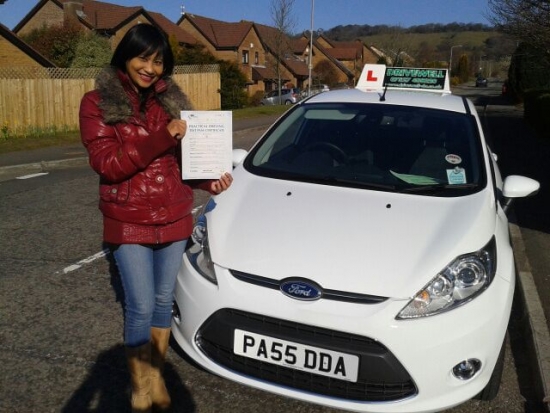 Yanty proudly holding her Pass Certificate after a super drive today with 3 driver faults<br />
<br />
A great reward after all your hard work and worth travelling back from Cumbria to take the test 2nd April 2013