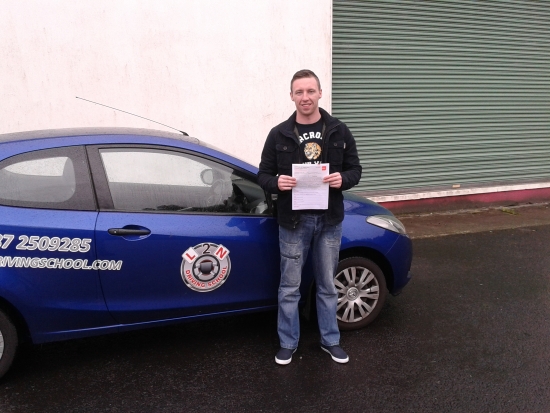 A great result for Cian who passed his test first time at the Castlemungret test centre in Limerick after only a few hours of training Another great result congratulations Cian