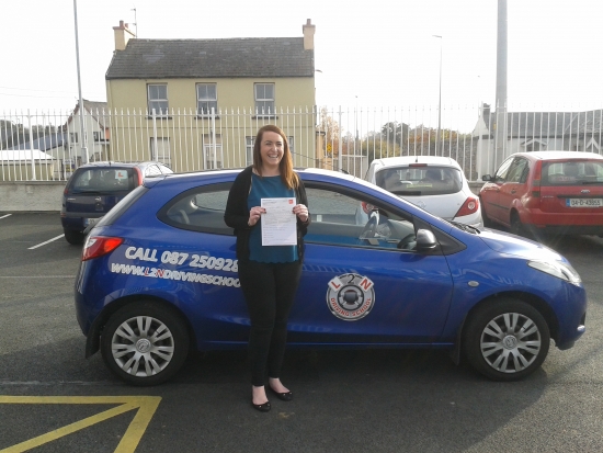 A great result for Denise who put a great effort into preparing for her test and got her reward when she passed first time today at the Castlemungret test centre in Limerick Well done Denise