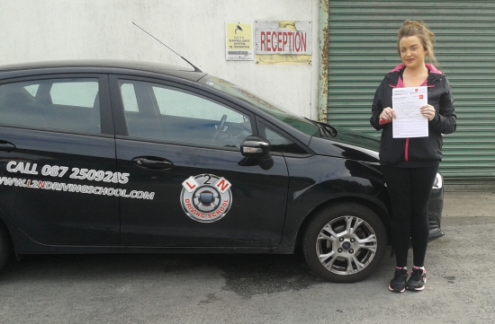 A sensational result for Eimer today when she passed her test first time at the Castlemungret test centre in Limerick Despite being very nervous she put in an excellent drive getting only a few minor faults Congratulations Eimer on a great performance when it counted the most Well done and drive safe