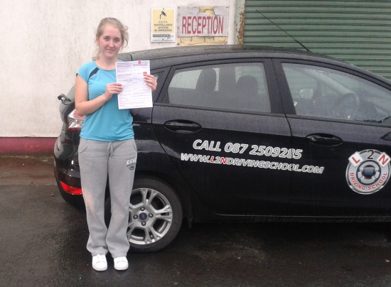 An excellent result for Emma today passing her test at the Castlemungret test centre in Limerick Emma put in a huge effort to improve her driving and showed it today with a fantastic performance on the test getting just a few minor faults Well done Emma all the hard work paid off Good luck and drive safe