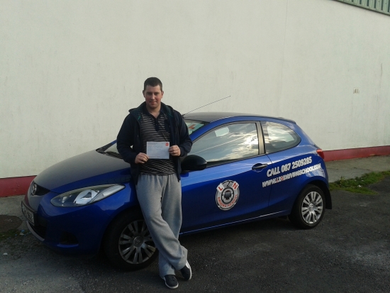 A great result for Evan who passed his test first time today at the Castlemungret test centre in Limerick Congratulations Evan excellent work