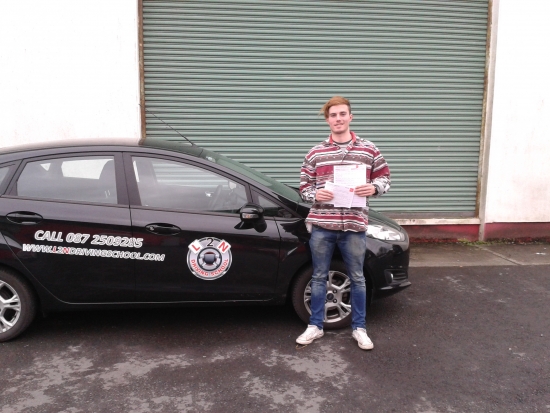 A brilliant result for Fionan passing his test on the first attempt at the Castlemungret test centre in Limerick Congratulations Fionan on the great effort